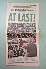 Philadelphia Eagles Super Bowl LII 52 Feb 5 2018 Philadelphia Inquirer At Last