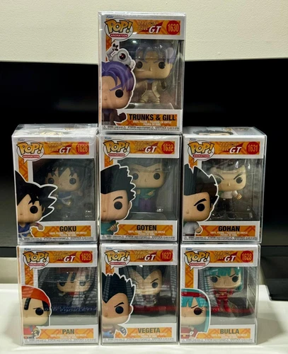 Funko Pop! Dragon Ball GT: Paquete Colección Set de 7 (Con Protectores)