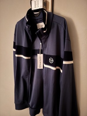 Sergio Tacchini Men's Xl Tracksuit Jacket Navy Blue