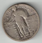 1929-D Standing Liberty Silver Quarter