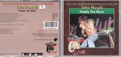 John Mayall   Simply The Blues CD Nota Blu / nm