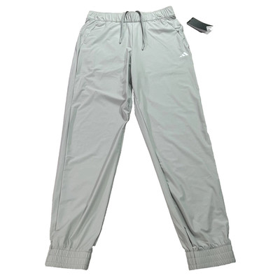 NWT  $75 Adidas Jogger Pants Mens Gray Essentials Stretch Performance ADVR0870 S