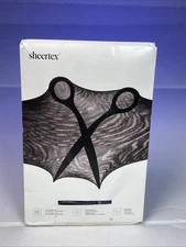 Sheertex Women's Control Top Sheer Rip Resist Tights Color Eggplant Sz M Sealed