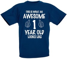 1st Birthday Gifts Presents For 1 Year Old Boys or Girls Awesome 1 Year T-Shirt