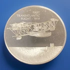 Sterling Silver Round Franklin Mint History of Flight 37.12 gram (1.10 ozt .999)