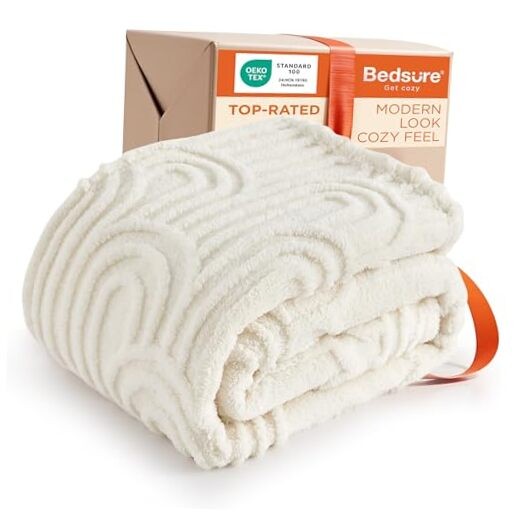 For Couch - Soft Throw (50" X 60") Off White