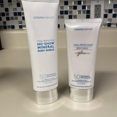 Colorscience Total Protection No-Show Mineral Sunscreen 50spf  Body Shield Glow