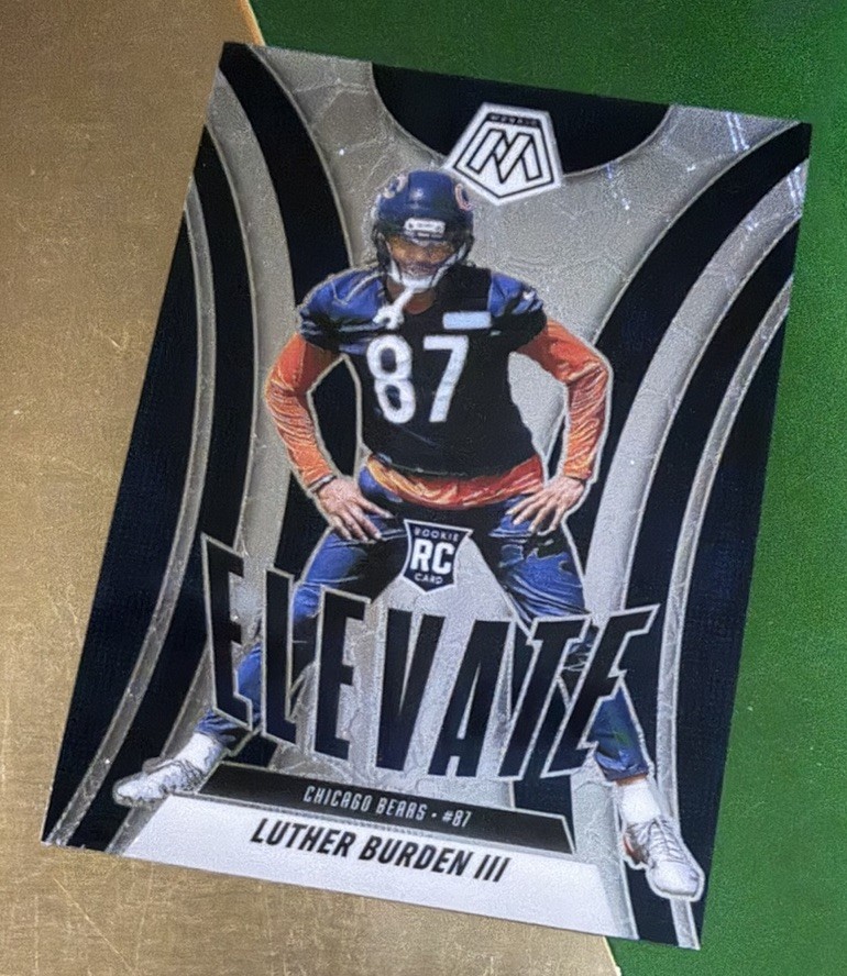 2025 Panini Mosaic Luther Burden III Elevate Insert RC #7 Chicago Bears