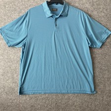 Ben Hogan Performance Polo Shirt Men 2XL Striped Golf Short Sleeve Lightweight