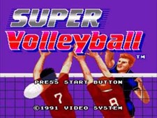 Super Volleyball - Sega Genesis Game Complete