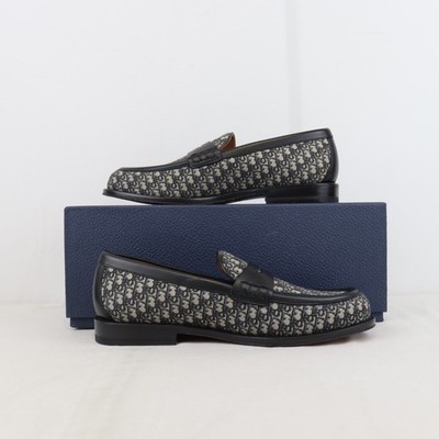 Dior Granville Loafer Do Jacquard in Black/Beige BNWB 46