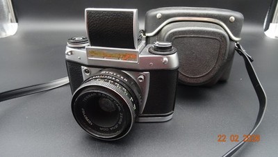 Ihagee EXA 1b Tessar 2,8/50  DDR Klassiker defekt ? gebraucht K45