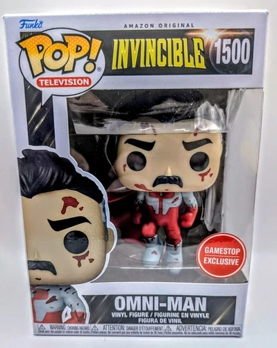 Funko Pop! Invincible Omni-Man Bloody #1500 GameStop Exclusive + Protector