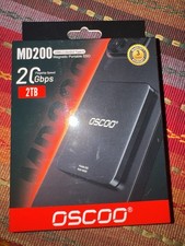 OSCOO 2TB MD200 Portable SSD - High-Speed External Drive Magnetic Ssd