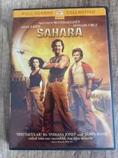 Sahara DVD 2005 Full Screen Matthew McConaughey Penelope Cruz