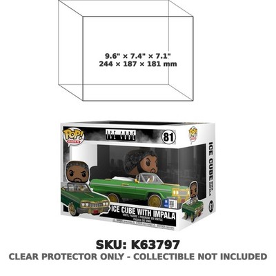 Protector For Ice Cube with Impala Funko POP! Rides 81 Figure