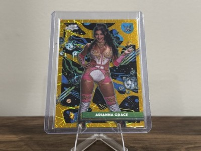 2026 Topps Cosmic Chrome WWE Arianna Grace Gold /50