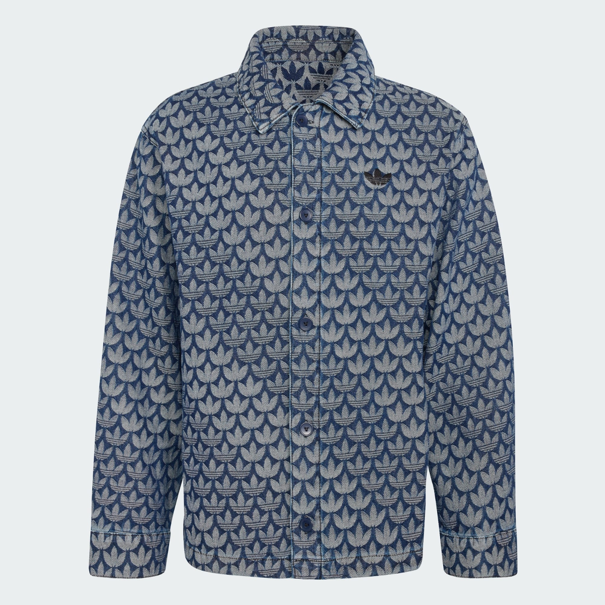 adidas Originals Denim Monogram Shirt Indigo Denim KD0397 Japan