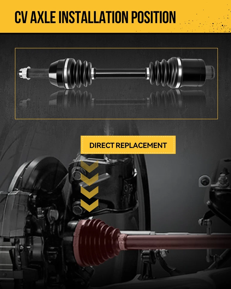 2x Front CV Axle Shaft Assembly for Chrysler Town & Country 2008-2010 4880211AC - Image 2 of 4