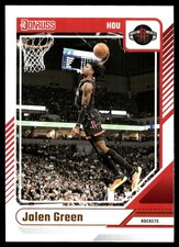 Jalen Green 2024-25 Donruss #86 Houston Rockets NBA READ FREE SHIP AutographDen