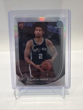 2025/26 Bowman Chrome Dylan Harper Red Rookie Refractor Variation #BRR-2 Spurs