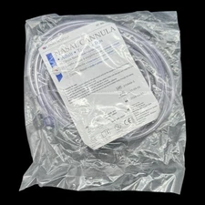 Henry Schein Adult Nasal Cannula W/Flared Nasal Tips - 7 ft long - 5/packs
