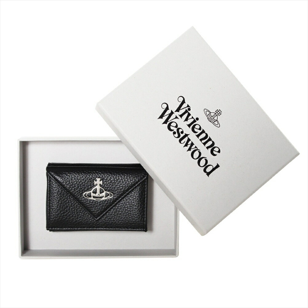 ★Vivienne Westwood★ Vivienne Westwood 55020002U S000D N403 Vivienne Westwood Trifold Wallet 5115002Fw S000D N403 Black