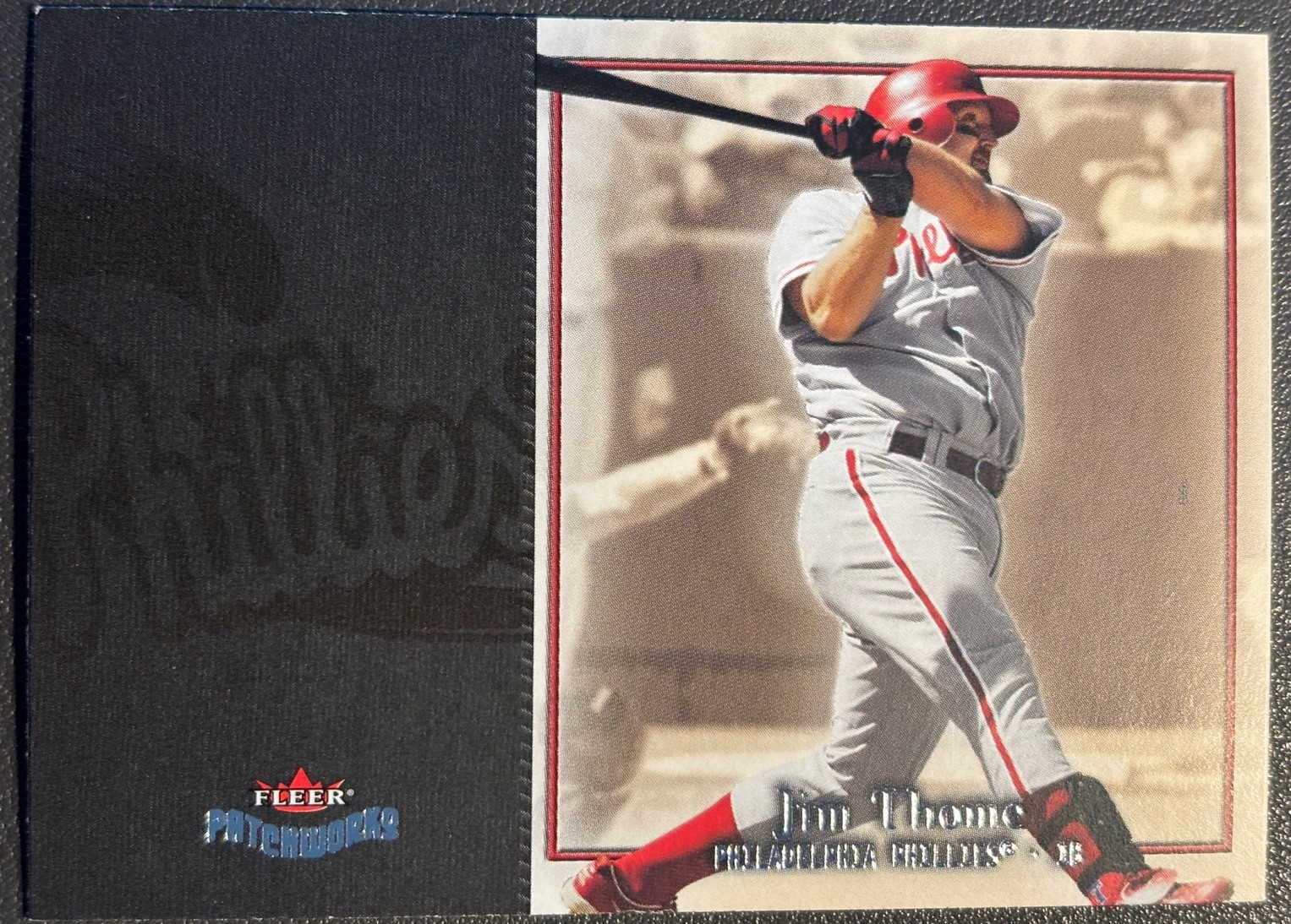 2004 Fleer Patchworks Jim Thome #50 Philadelphia Phillies Card! A49