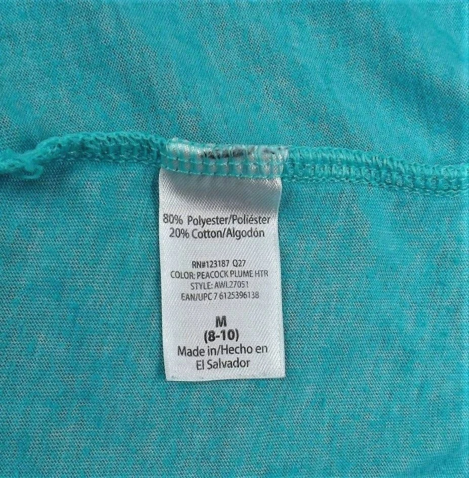 Athletic Works женщин легкий вес Athletic синий Майка размер M (8-10) JH110 - Изображение 4 из 4