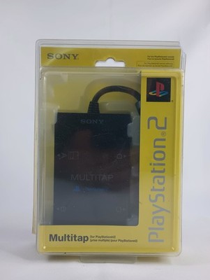 Sony PlayStation 2 Multitap Adapter SCPH-10090 Wired Black 4-Player BRAND NEW