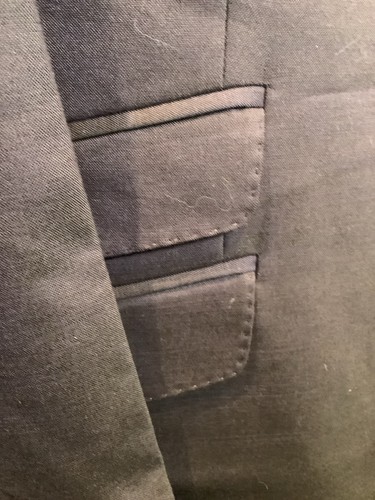 Men’s Two Piece Plum Suit By Ben Sherman 46 Reg Wool Mix - Picture 8 of 19