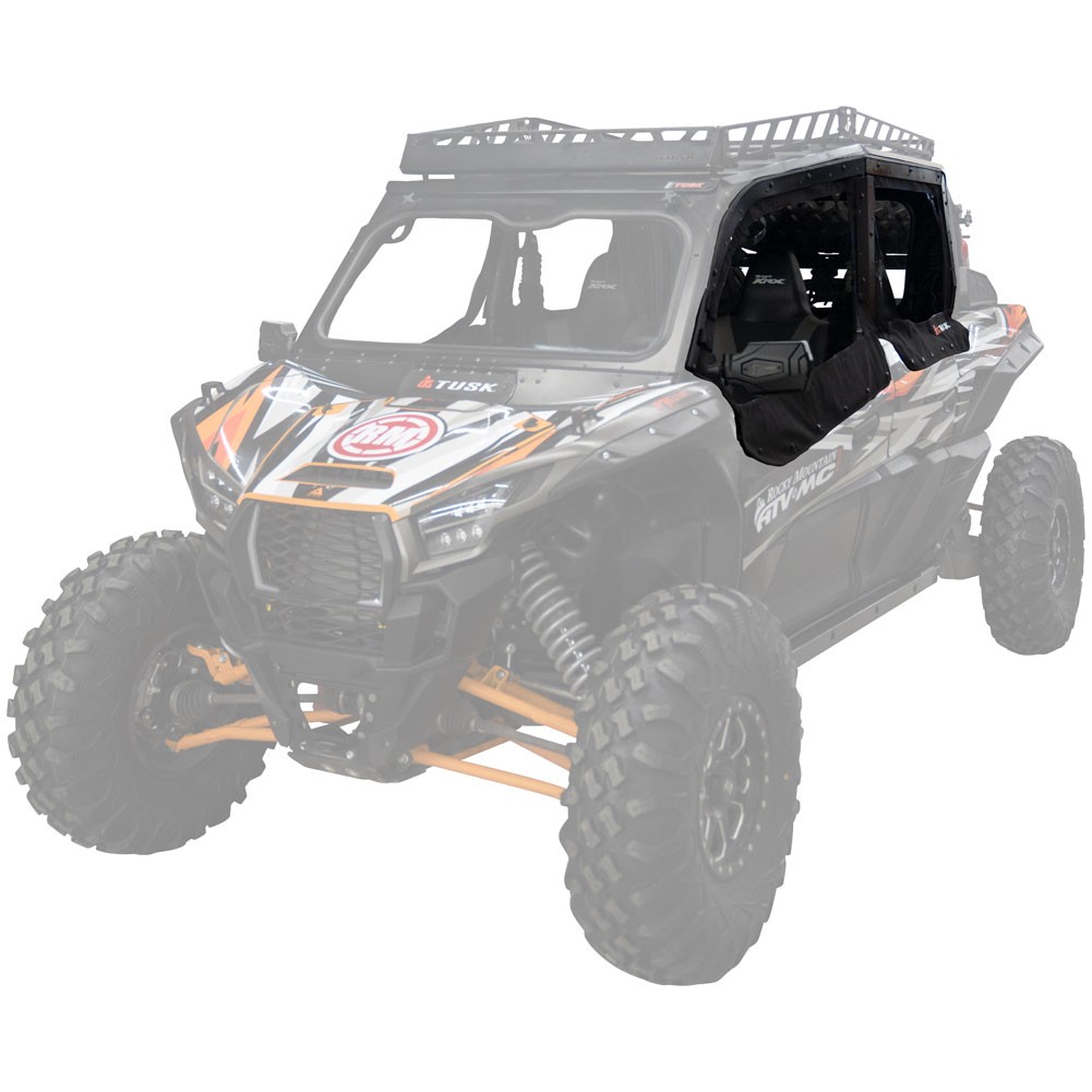 Tusk Zipperless Upper Door Kit For Kawasaki Teryx KRX4 1000 2025