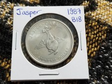 Canada Trade Dollar - No Tariff - Jasper Alberta 1987 - B18