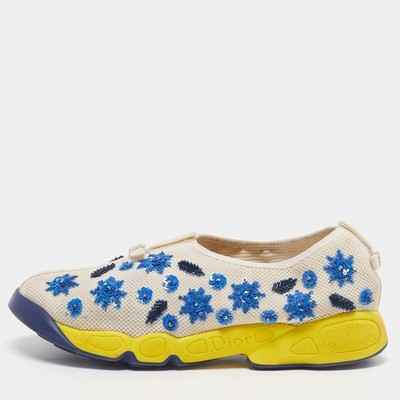 Dior Fusion Gr. 41 Weiß Mesh Slipper Sneaker