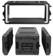 4U Rack Case Shallow 12 Depth, 19 Rackmount Flight Cases, Watertight Dust-Proof