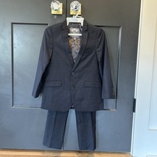 Appaman Mod Suit Gray Pin Stripe Size 7 Boys