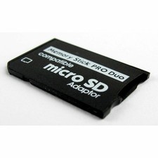 Micro SD SDHC TF to Memory Stick MS Pro Duo PSP Adapter for PSP 1000 2000 3000