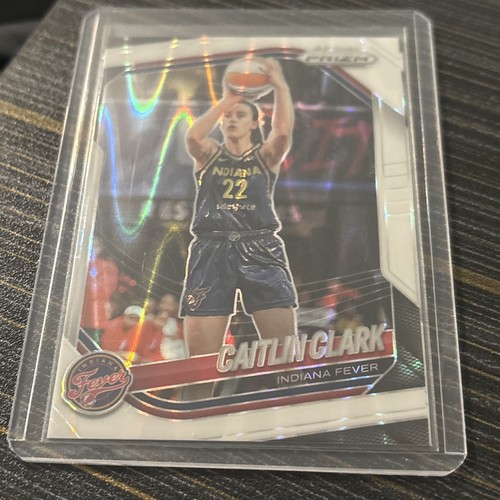 2025 Panini Prizm WNBA Caitlin Clark Indiana Fever #22 White Seismic