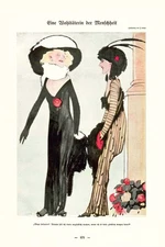 🎨 Belle Époque Art Nouveau Poster - 1900s Vintage Illustration - Parisian