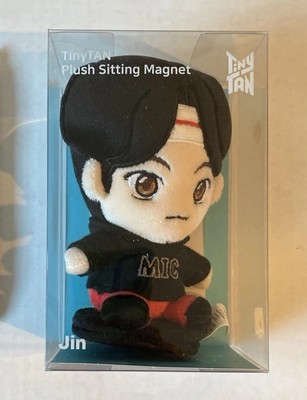 BTS Jin TinyTan Plush Plush Sitting Magnet Doll Official Sealed (US Seller)