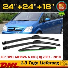 Scheibenwischer Vorne + Hinten Passend Für OPEL MERIVA A X03 | BJ 2003 - 2010