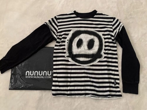NUNUNU Stipe Shirt Size 6-7 Years Unisex. Great Condition. Barely Worn.