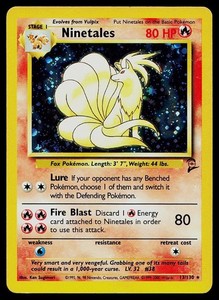 Ninetales 13/130 Base Set 2 Holo Rare