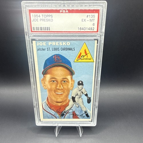 1954 Topps Joe Presko #135 card