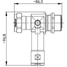 Teleg rtner 100024583 surge discharge 1 pc.