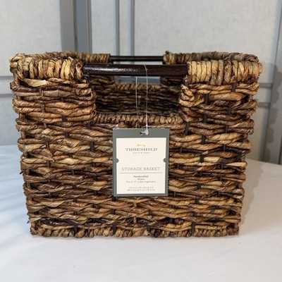 Threshold Handcrafted Abaca Storage Basket 