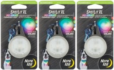 Nite Ize SpotLit XL Rechargeable Carabiner Light - Disc-O Select 3-Pack 