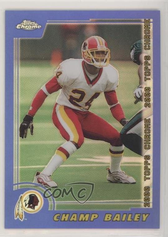 2000 Topps Chrome Refractor Champ Bailey #7 HOF 0l32