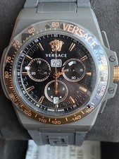 New  Original  Versace Greca Extreme Chronograph  Quartz Watch VE7H00323 