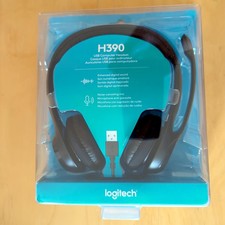 Logitech H390 Wired Headphones w/Mic USB Headset w/Microphone for PC Noise Canc